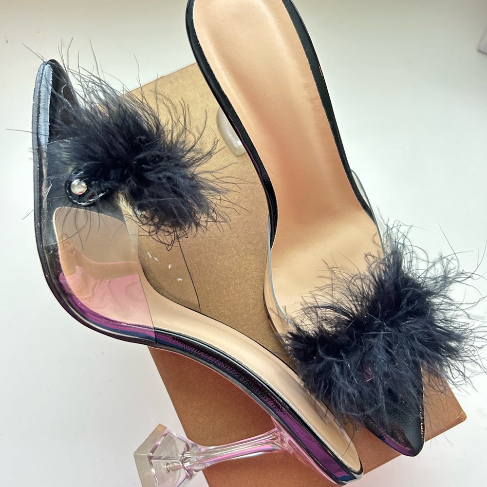 BLACK CLEAR SHOES